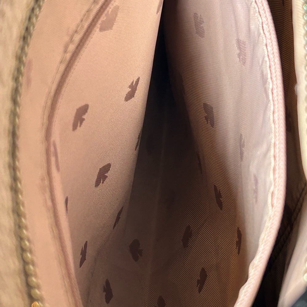 Kate Spade Black and Cream Pebbled Leather Shoulder Bag 11” x 10” NWOT - Picture 11 of 17